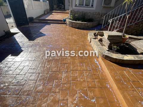 Obra de pavimento de hormigón realizada por PAVISS