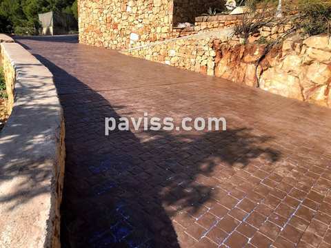 Obra de pavimento de hormigón realizada por PAVISS