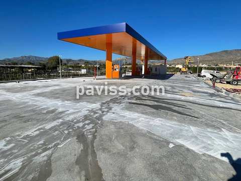 Obra de pavimento de hormigón realizada por PAVISS