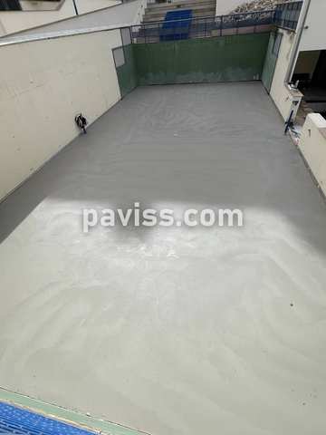 Obra de pavimento de hormigón realizada por PAVISS