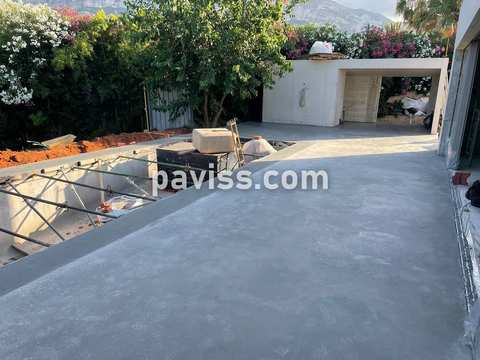 Obra de pavimento de hormigón realizada por PAVISS