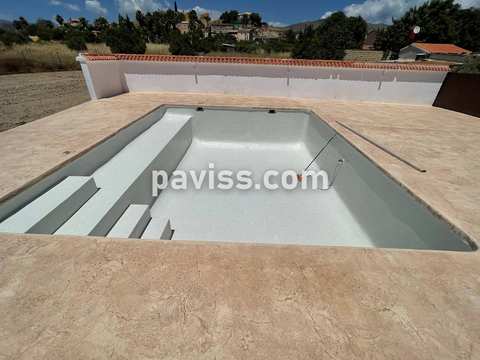 Obra de pavimento de hormigón realizada por PAVISS