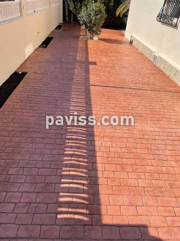 Obra de pavimento de hormigón realizada por PAVISS