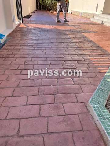 Obra de pavimento de hormigón realizada por PAVISS