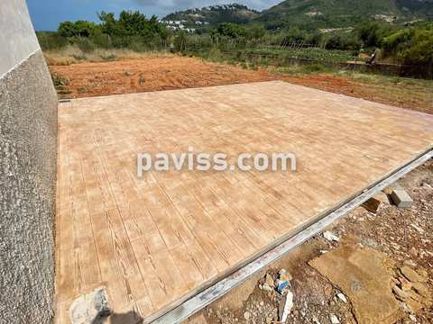 Obra de pavimento de hormigón realizada por PAVISS