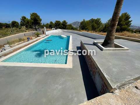 Obra de pavimento de hormigón realizada por PAVISS