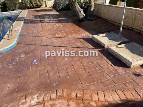 Obra de pavimento de hormigón realizada por PAVISS