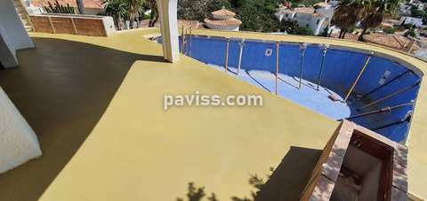 Obra de pavimento de hormigón realizada por PAVISS