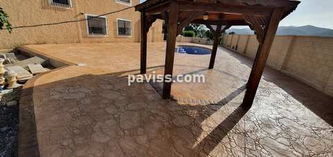 Obra de pavimento de hormigón realizada por PAVISS