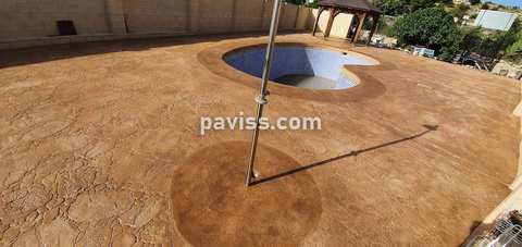 Obra de pavimento de hormigón realizada por PAVISS