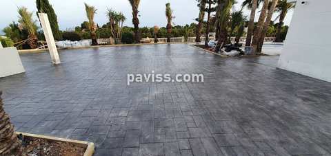Obra de pavimento de hormigón realizada por PAVISS
