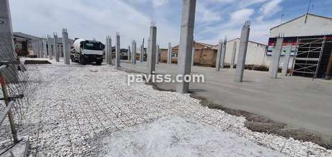 Obra de pavimento de hormigón realizada por PAVISS