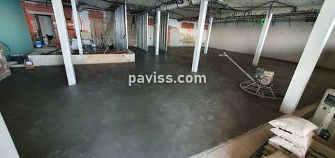 Obra de pavimento de hormigón realizada por PAVISS