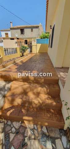 Obra de pavimento de hormigón realizada por PAVISS