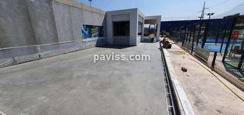Obra de pavimento de hormigón realizada por PAVISS