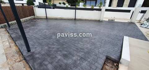 Obra de pavimento de hormigón realizada por PAVISS