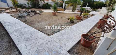Obra de pavimento de hormigón realizada por PAVISS