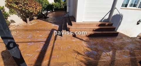 Obra de pavimento de hormigón realizada por PAVISS