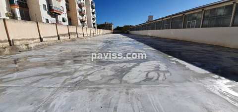 Obra de pavimento de hormigón realizada por PAVISS