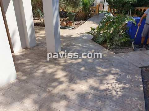Obra de pavimento de hormigón realizada por PAVISS