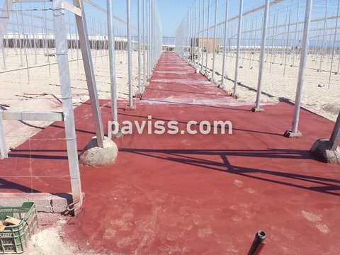 Obra de pavimento de hormigón realizada por PAVISS