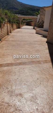 Obra de pavimento de hormigón realizada por PAVISS