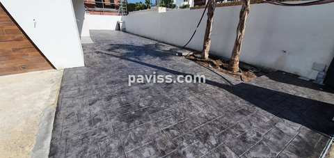 Obra de pavimento de hormigón realizada por PAVISS