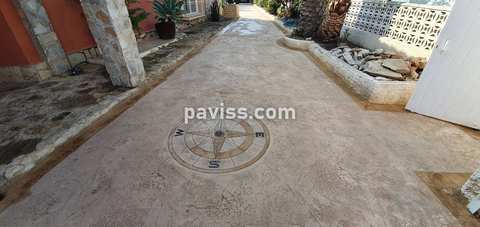 Obra de pavimento de hormigón realizada por PAVISS