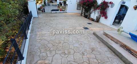 Obra de pavimento de hormigón realizada por PAVISS