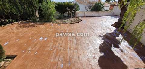 Obra de pavimento de hormigón realizada por PAVISS