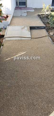Obra de pavimento de hormigón realizada por PAVISS