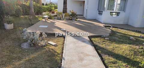 Obra de pavimento de hormigón realizada por PAVISS