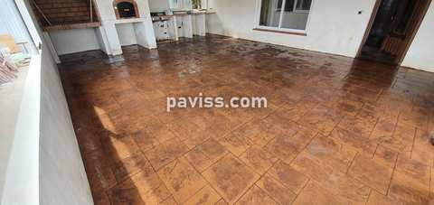 Obra de pavimento de hormigón realizada por PAVISS