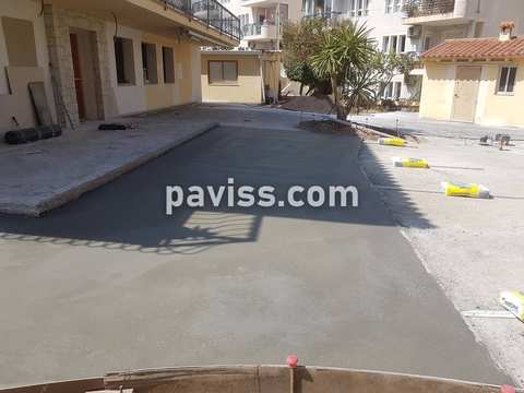 Obra de pavimento de hormigón realizada por PAVISS