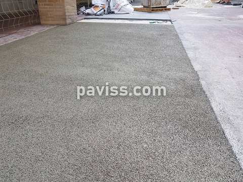 Obra de pavimento de hormigón realizada por PAVISS