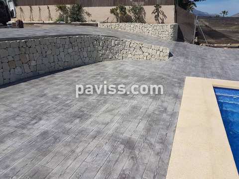 Obra de pavimento de hormigón realizada por PAVISS