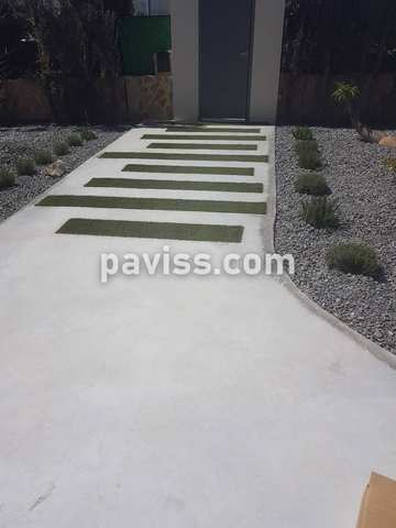 Obra de pavimento de hormigón realizada por PAVISS