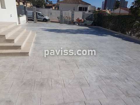 Obra de pavimento de hormigón realizada por PAVISS