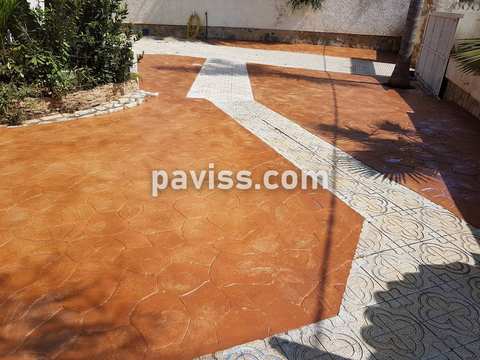 Obra de pavimento de hormigón realizada por PAVISS