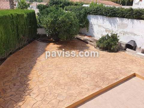Obra de pavimento de hormigón realizada por PAVISS