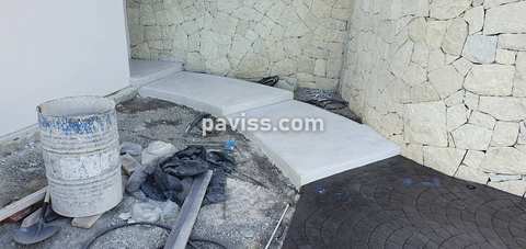 Obra de pavimento de hormigón realizada por PAVISS