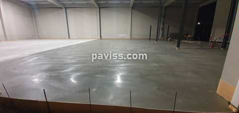 Obra de pavimento de hormigón realizada por PAVISS