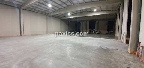 Obra de pavimento de hormigón realizada por PAVISS