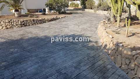 Obra de pavimento de hormigón realizada por PAVISS