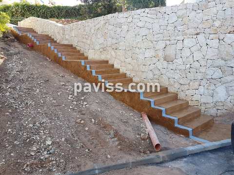 Obra de pavimento de hormigón realizada por PAVISS