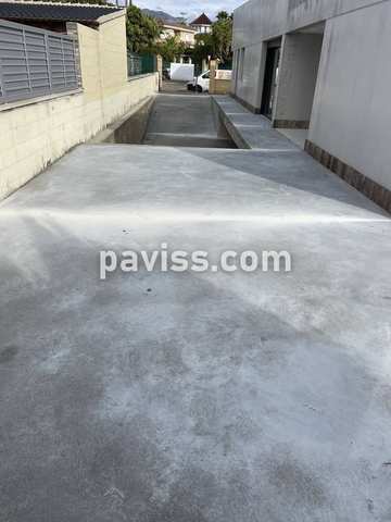 Obra de pavimento de hormigón realizada por PAVISS