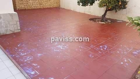 Obra de pavimento de hormigón realizada por PAVISS