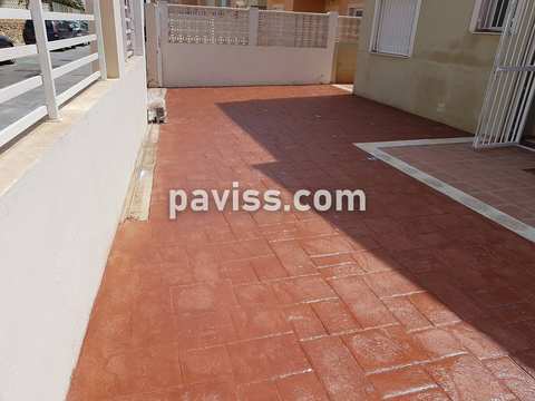 Obra de pavimento de hormigón realizada por PAVISS
