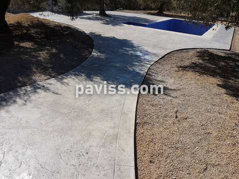 Obra de pavimento de hormigón realizada por PAVISS