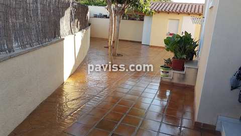 Obra de pavimento de hormigón realizada por PAVISS